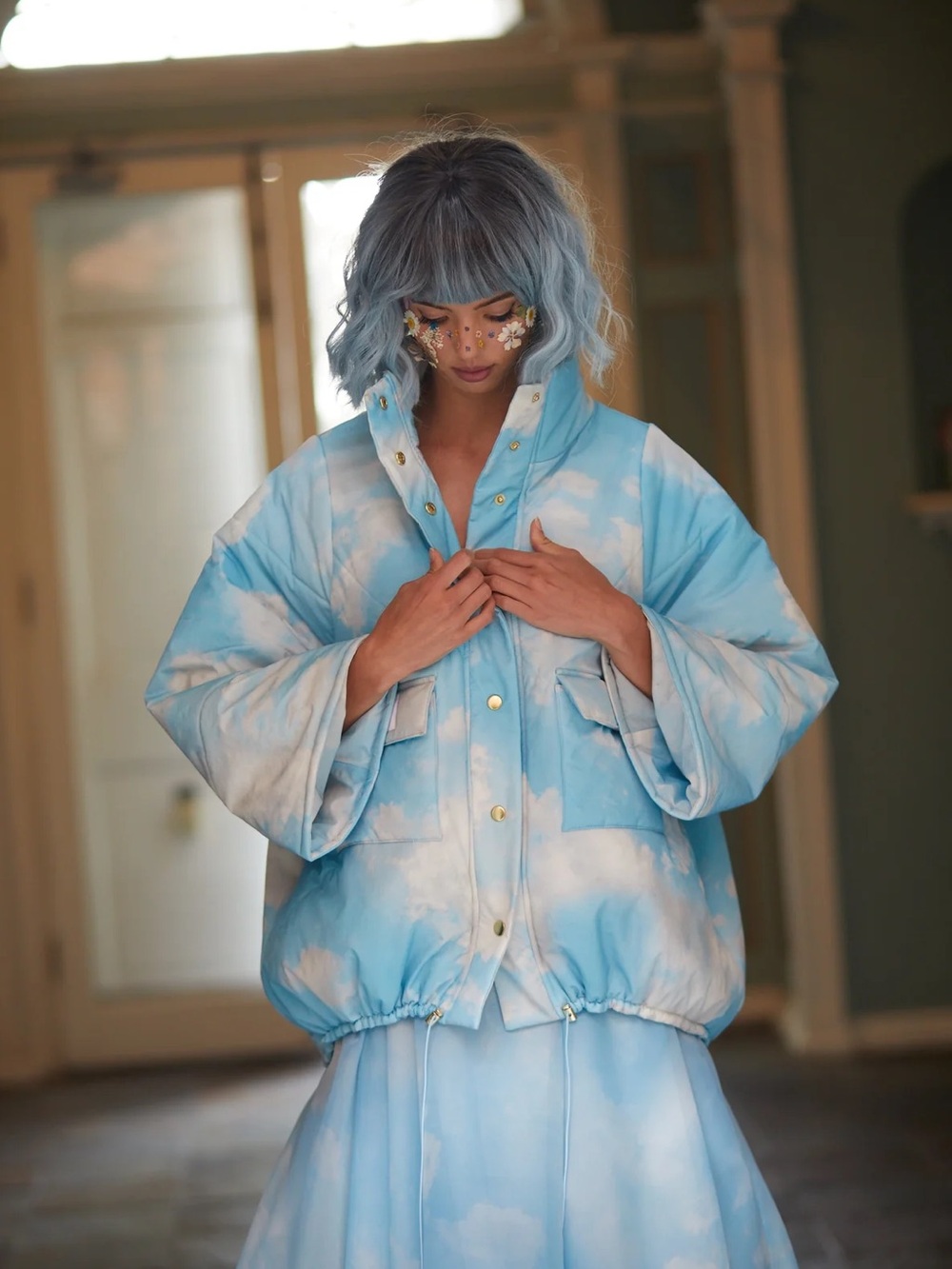 Selkie Head in the Clouds Puffer Jacket - New with tags